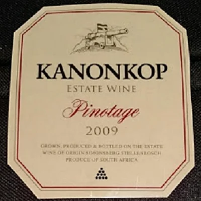 2009 Kanonkop Estate Pinotage