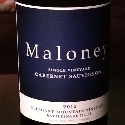 2012 Maloney Wines Single Vineyard Cabernet Sauvignon Elephant Mountain Vineyard