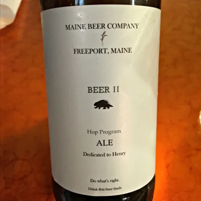 Maine Beer Company Hop Program - Beer II