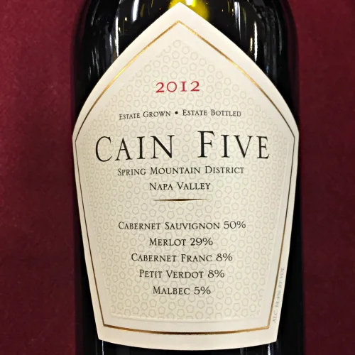2012 Cain Five