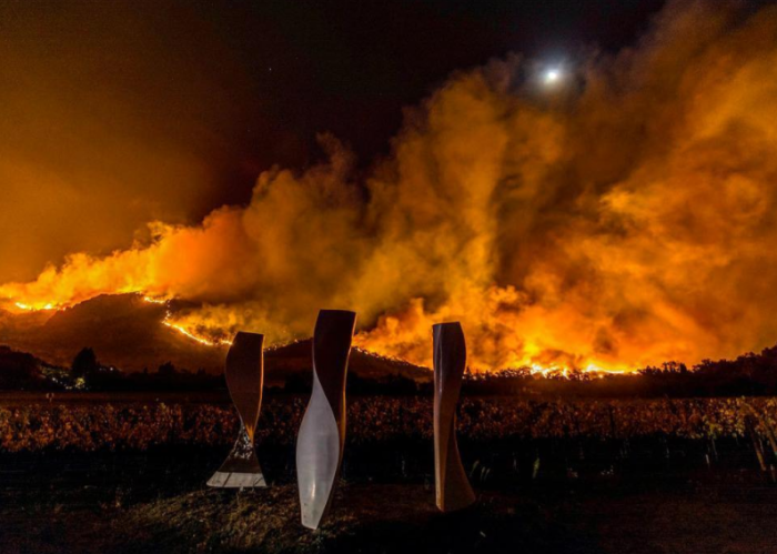 Fires in Napa