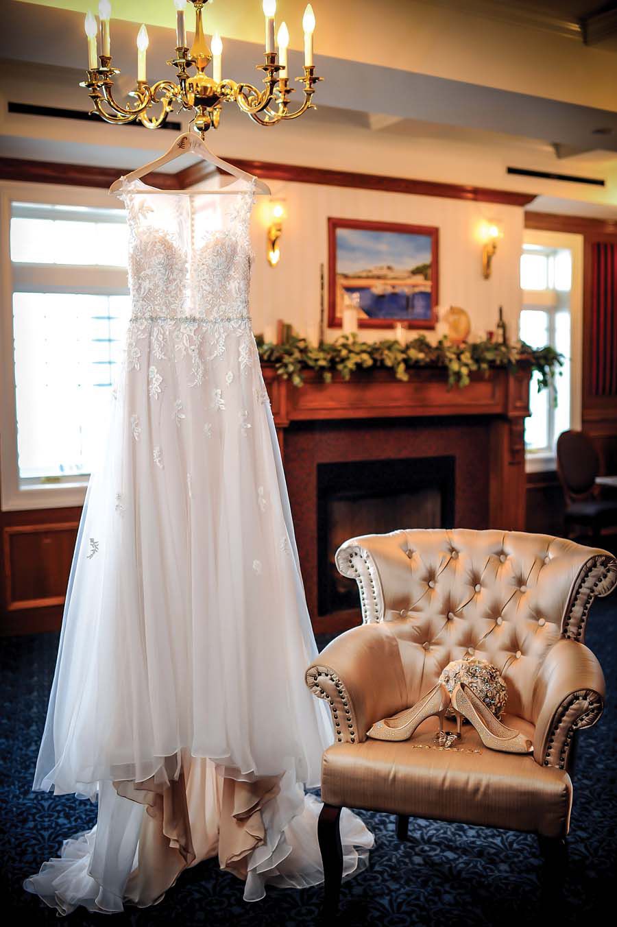 Brides Gown at Madison Beach Hotel - Pearl Weddings & Events