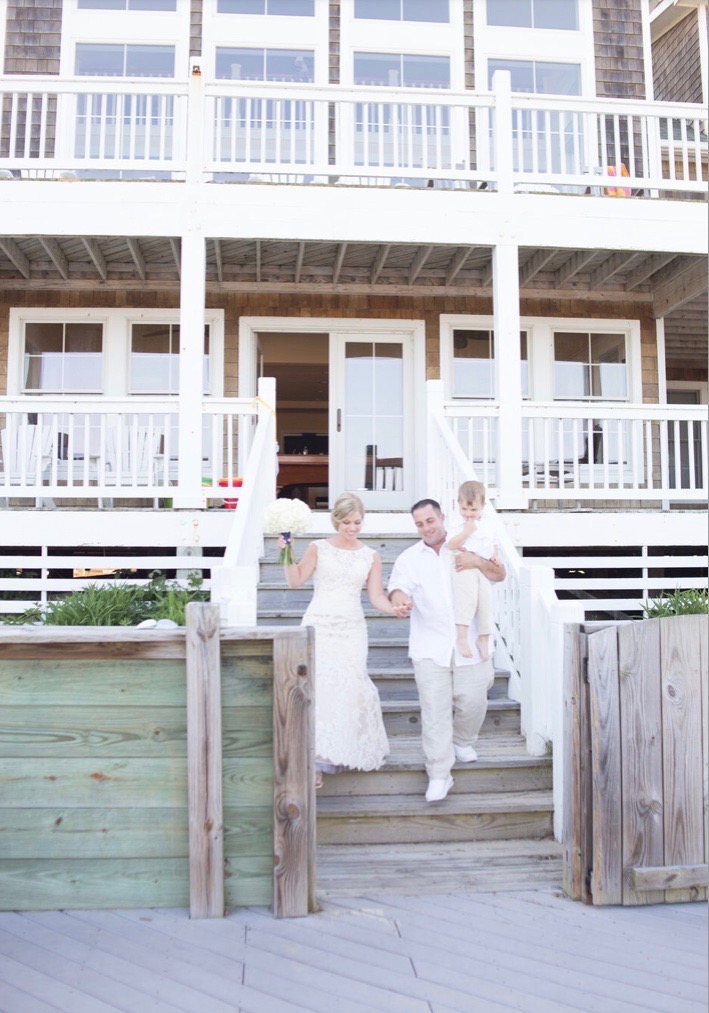 Katie & Mark's destination wedding in the Outer Banks of Corolla North Carolina. Planned & Designed with Pearl Weddings & Events.