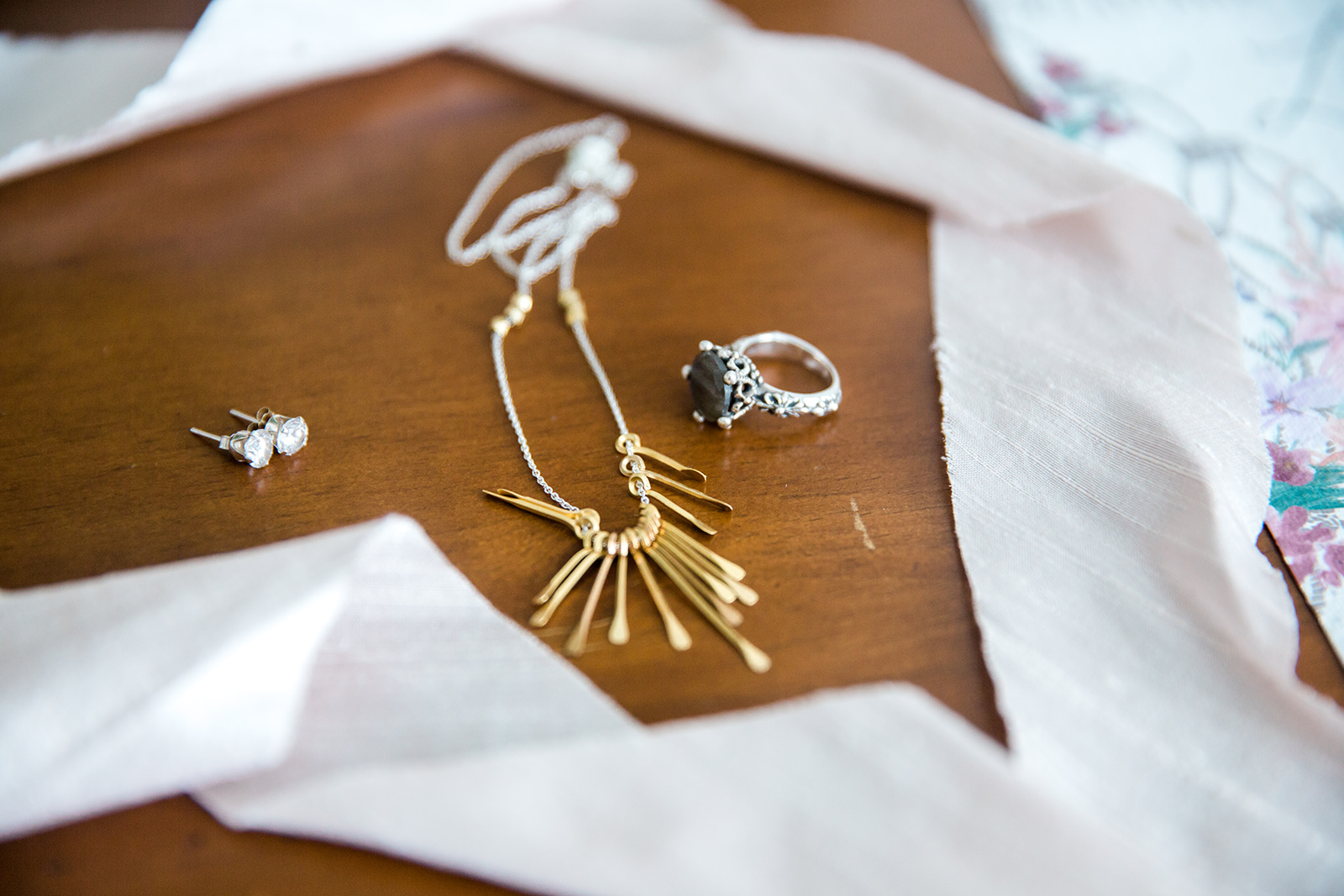 boho bridal jewelry - Pearl Weddings & Events