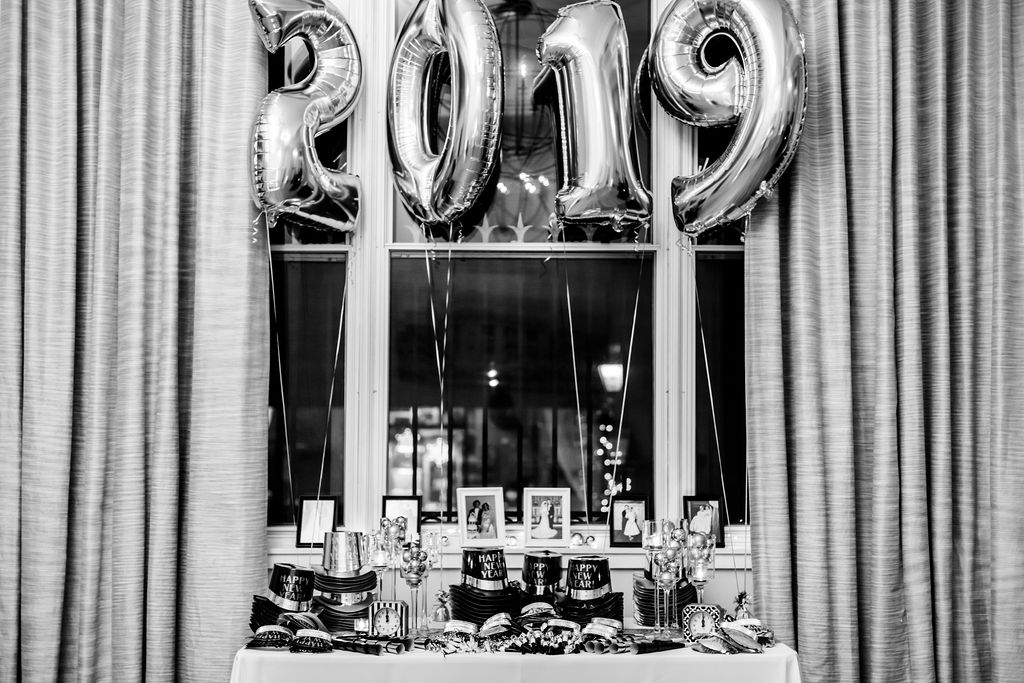 2019 New Years Eve Wedding decor and balloon - Pearl Weddings & Events