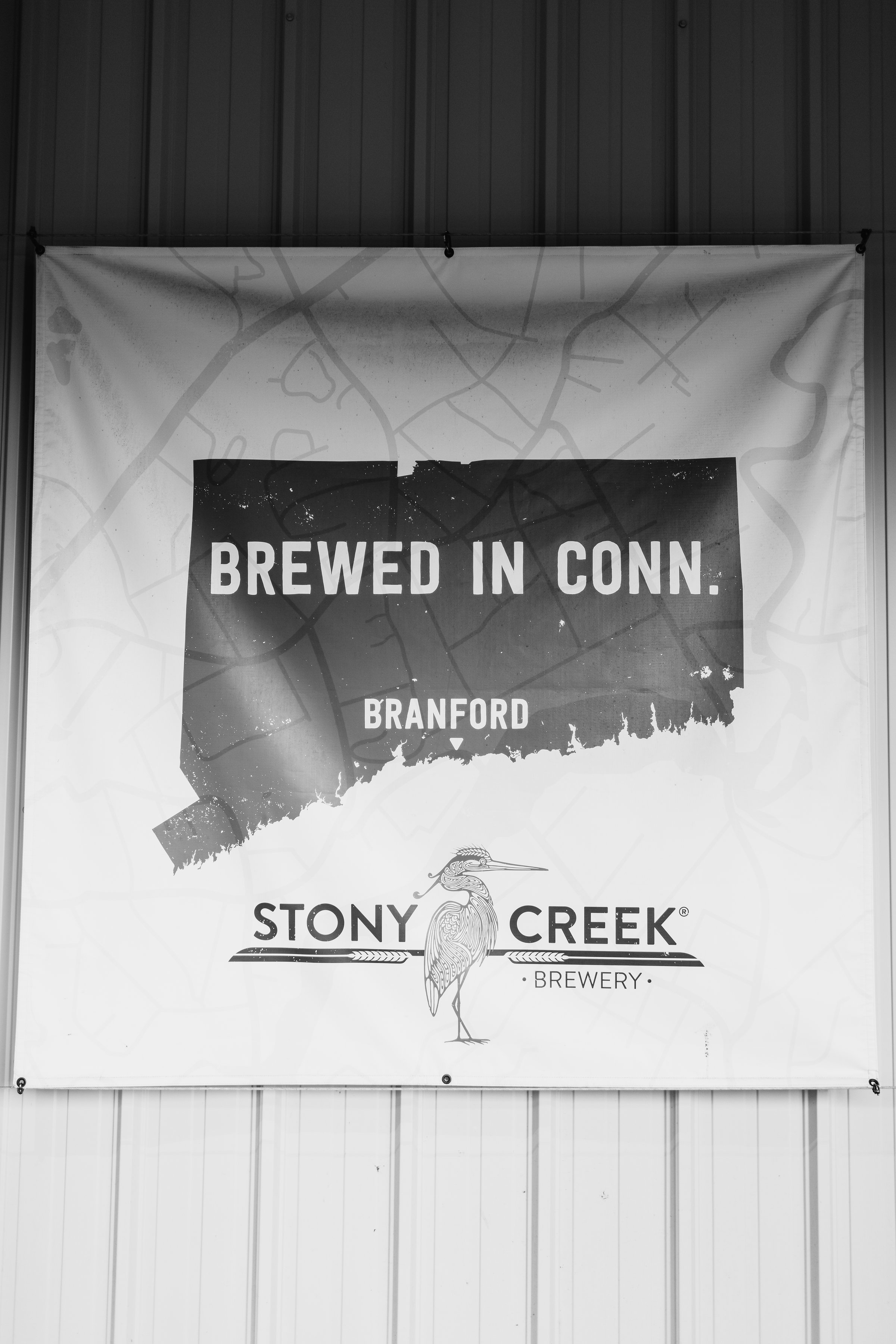 Stony creek brewery signage - Pear Weddings & Events