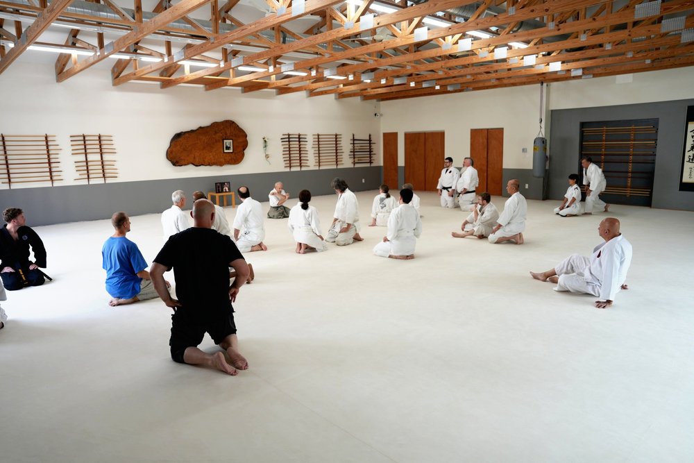 Goldberg Sensei discusses body principles during stretching