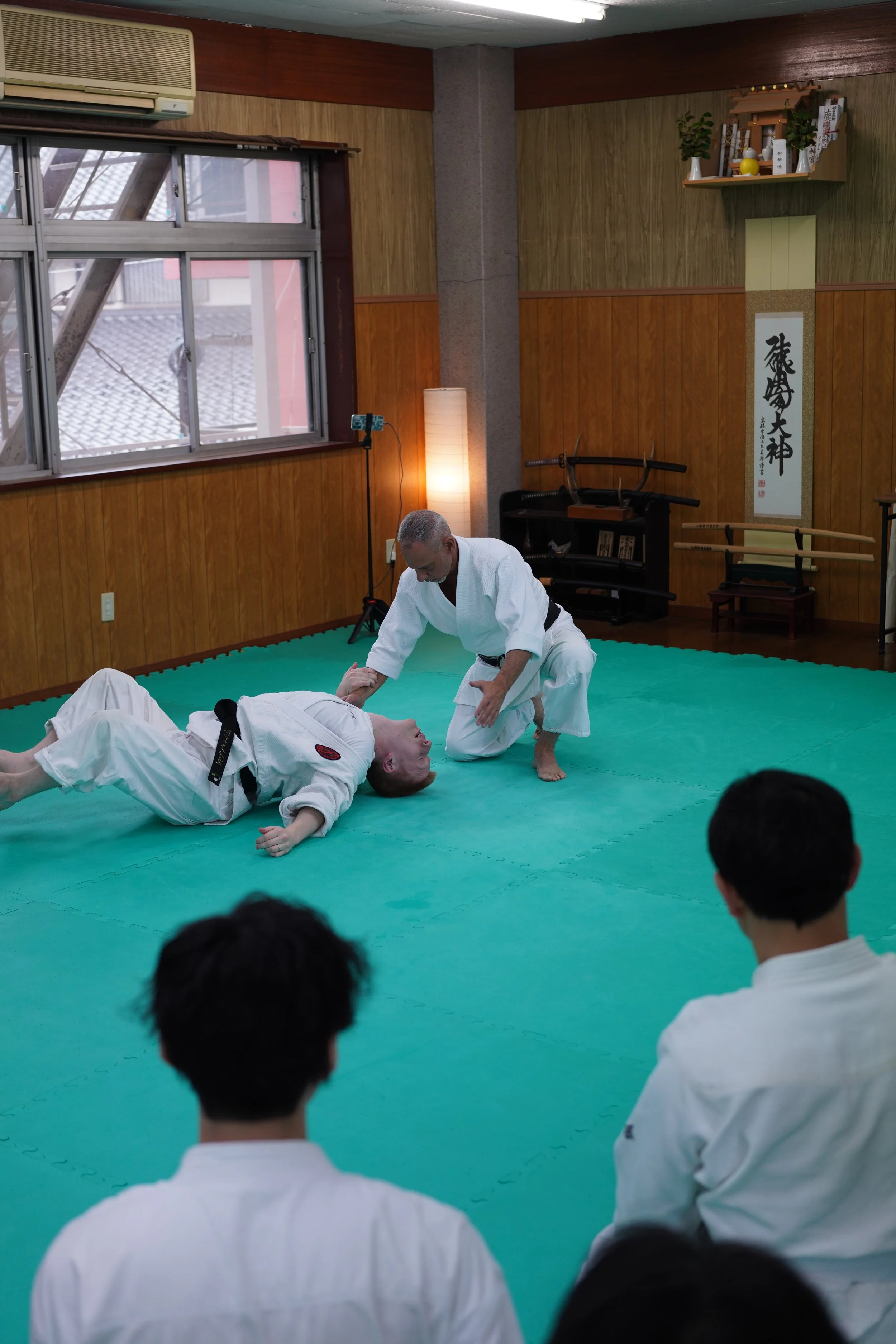 DENTON, TX—Manny Jimenez at Denton Aikido