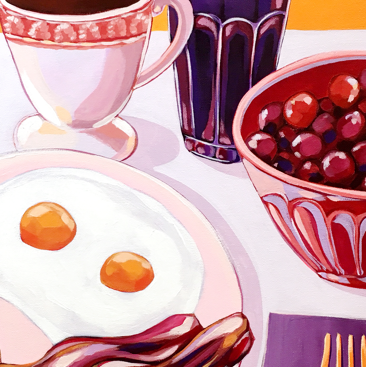 Breakfast painting