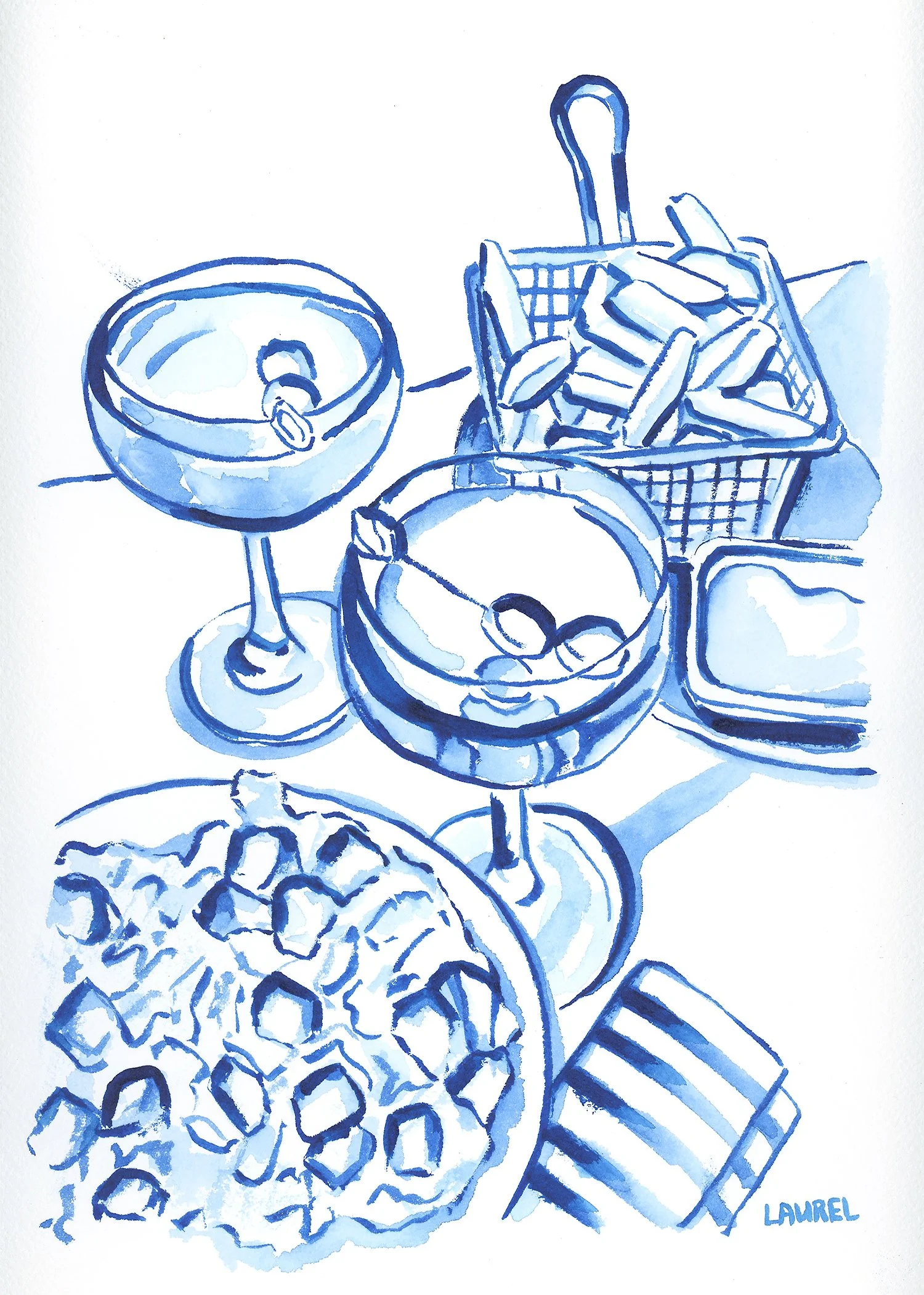 5x7 girl dinner blue watercolor.jpg