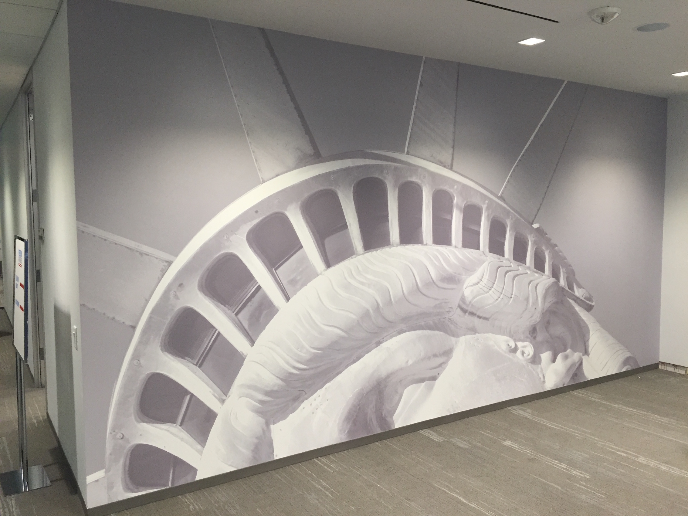 Statue of Liberty wall mural