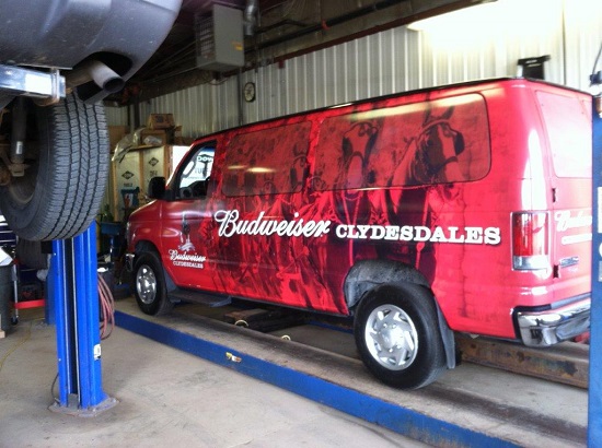 Budweiser Vehicle wrap