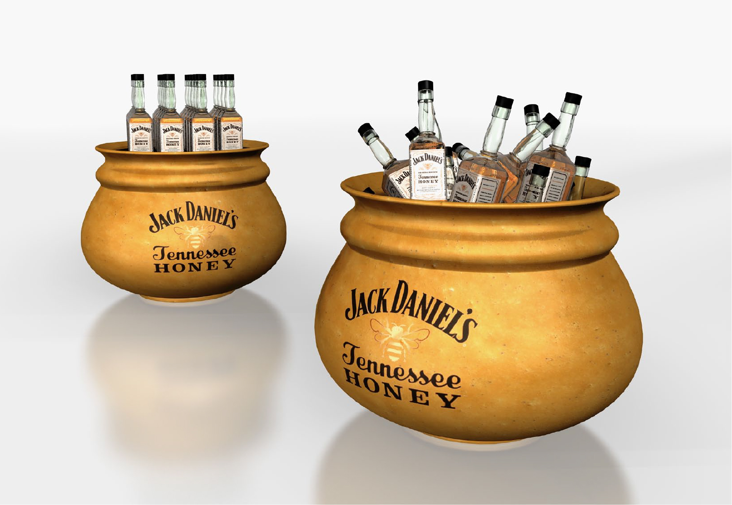 Brown Jack Daniel's Tennesse Honey Display 2012.jpg