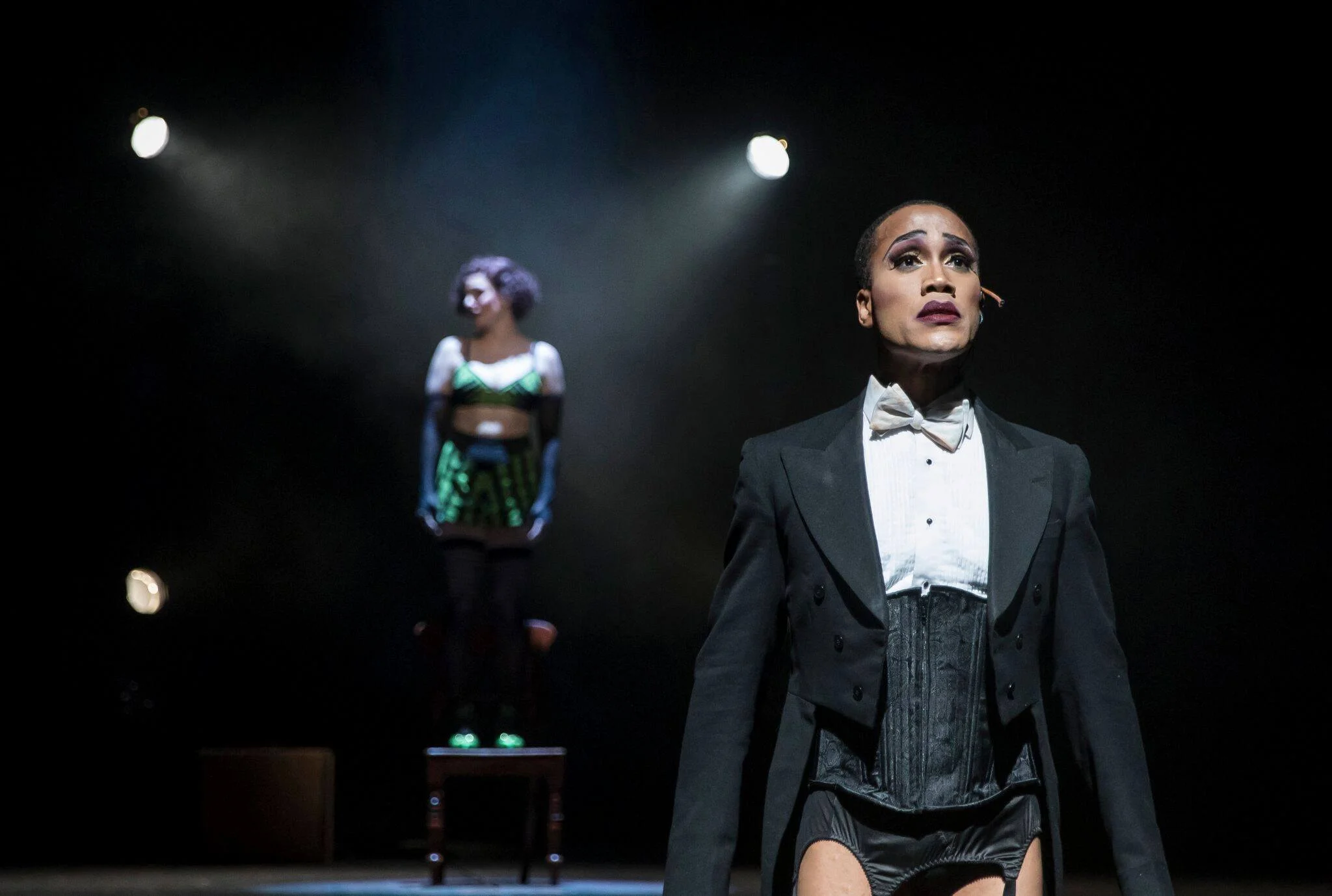 CABARET Paramount Theatre, 2018 Director: Katie Spelman Set: Scott Davis Lights: Yael Lubetsky Photos: Rich Hein