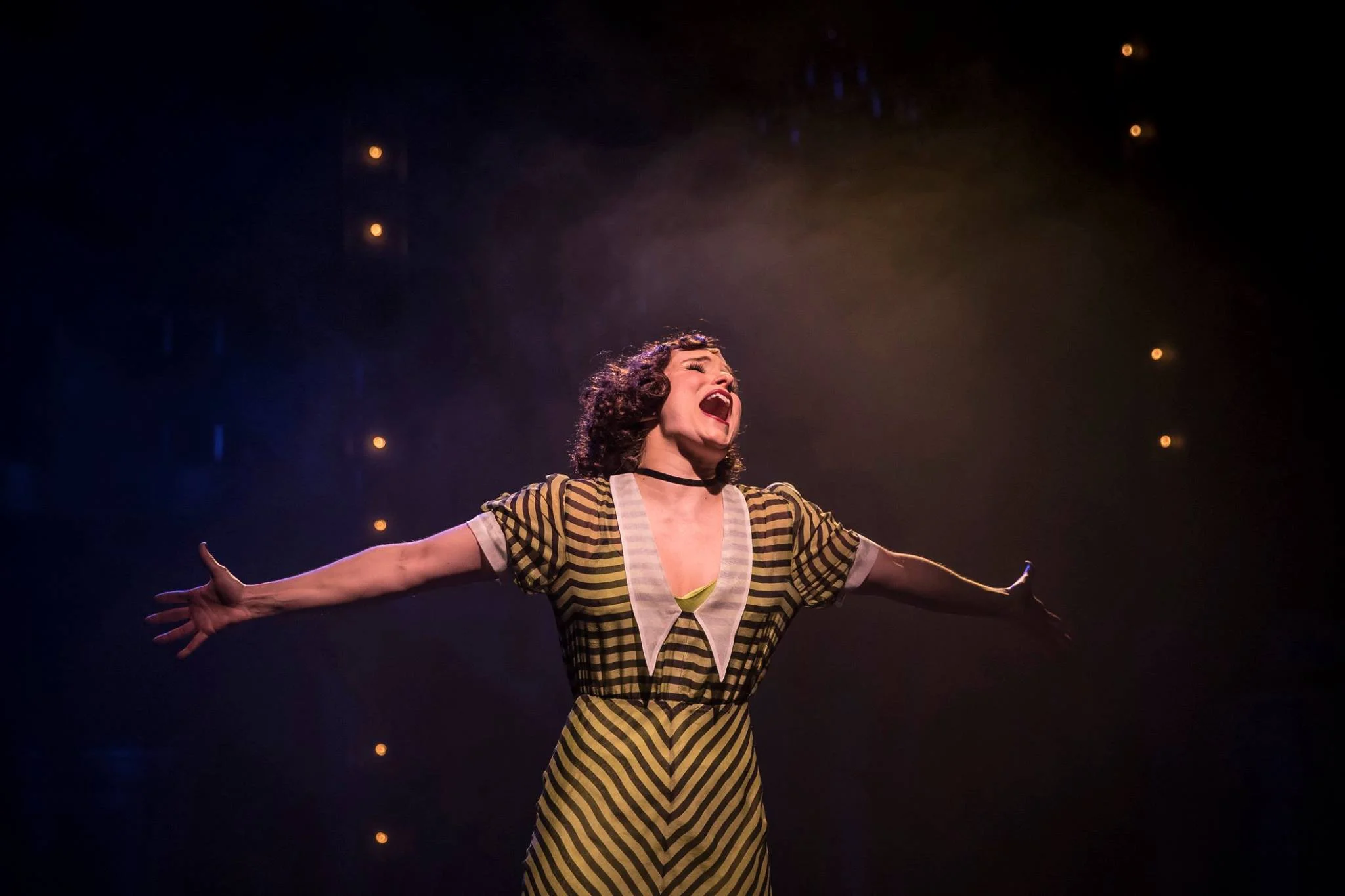  CABARET  Paramount Theatre, 2018  Director: Katie Spelman  Set: Scott Davis  Lights: Yael Lubetsky  Photos: Rich Hein 