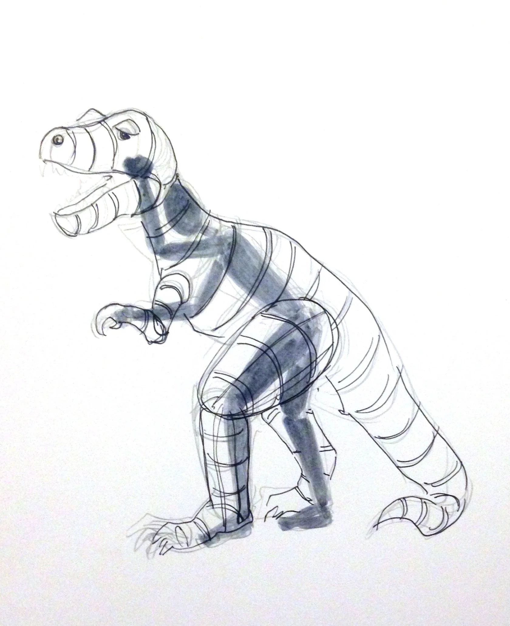 Dino Puppet Schematic