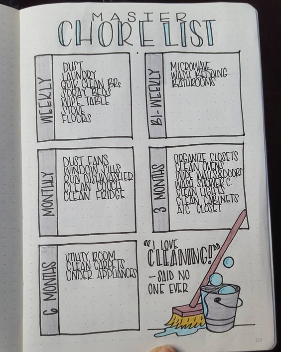 Cleaning Schedule 