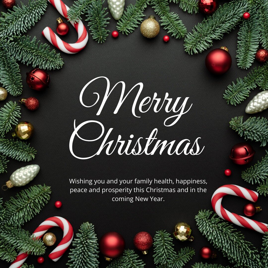Wishing you and your family the Merriest of Christmas'!
