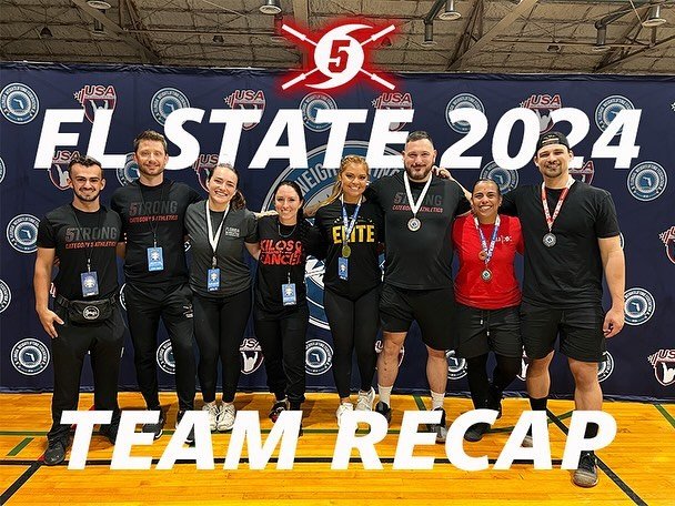 2024 State Championships recap:
8 Lifters
6 podium finishes
2 open division state titles 🥇
2 individuals qualified for AO finals in the open division
4 PR Totals
.
Another great showing, big thanks to all of @florida_weightlifting for another great 