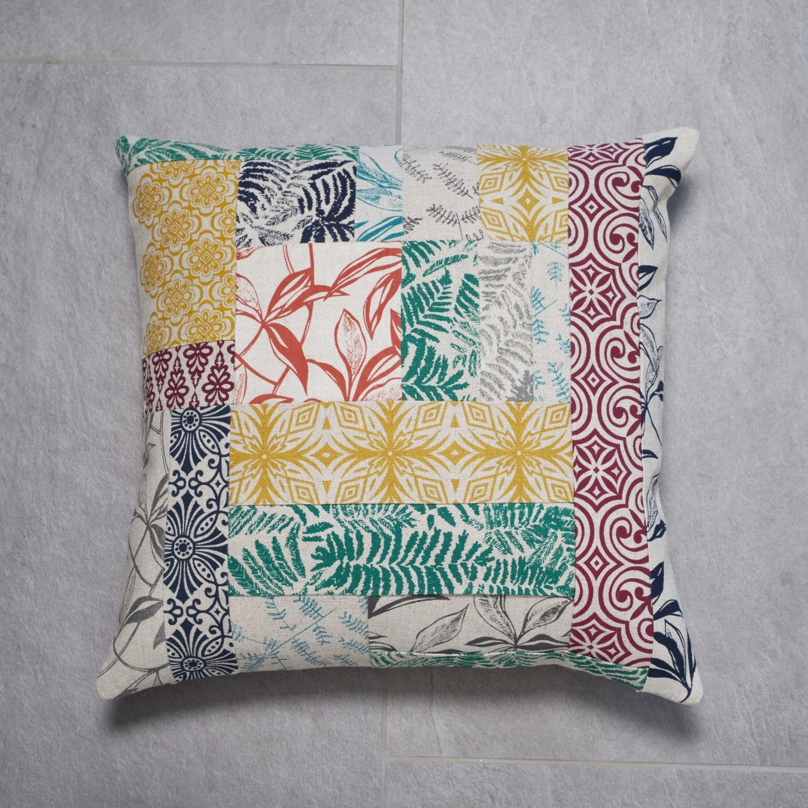 patchwork cushion designs