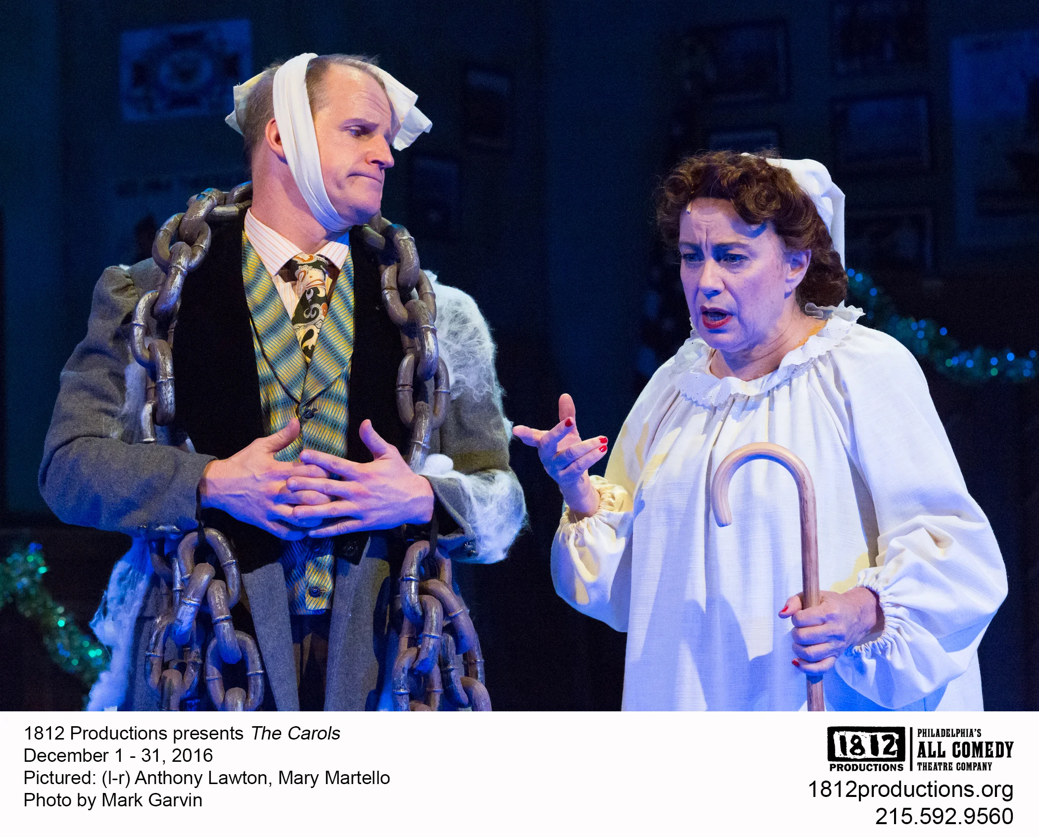 The Carols A World Premiere Musical (1812 Productions, Philadelphia) Written and Directed by Jennifer Childs, Music by Monica Stephenson, Lyrics by Jennifer Childs