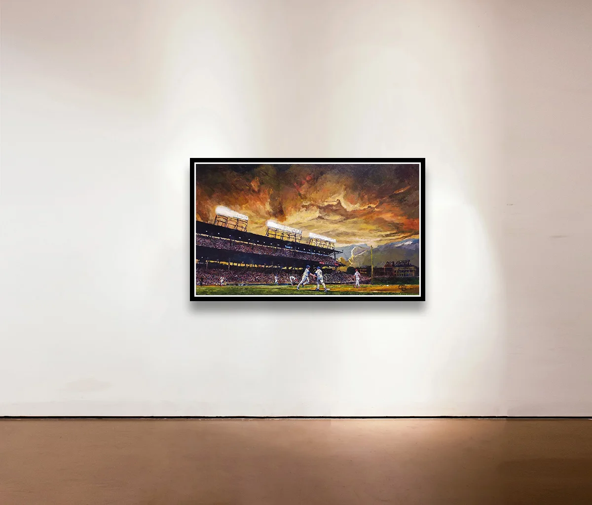 Sunset Over Wrigley