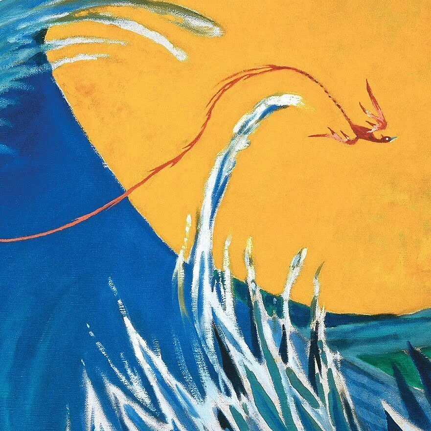 When Dr. Seuss was comfortably at home, he spent most of his time in his La Jolla, California mountaintop studio. His daily inspiration was his view, a spectacular 180-degree panorama of the coastline from Oceanside to Mexico. This was one of his int