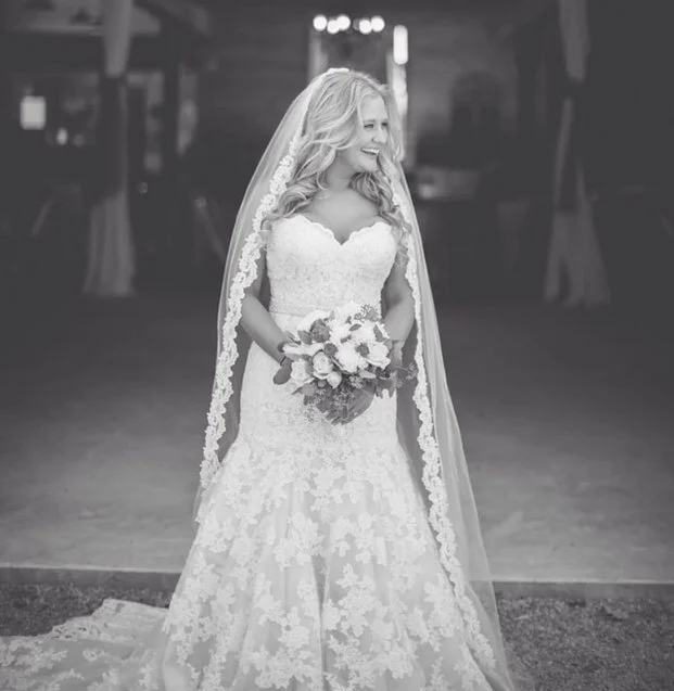 Mantilla veil vs Lace veil 5