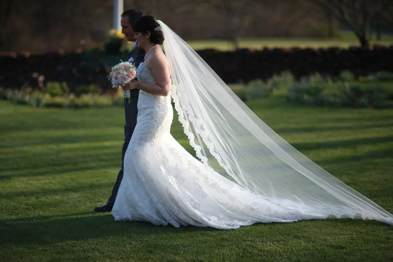 Lace Veil by BlancaVeils.com