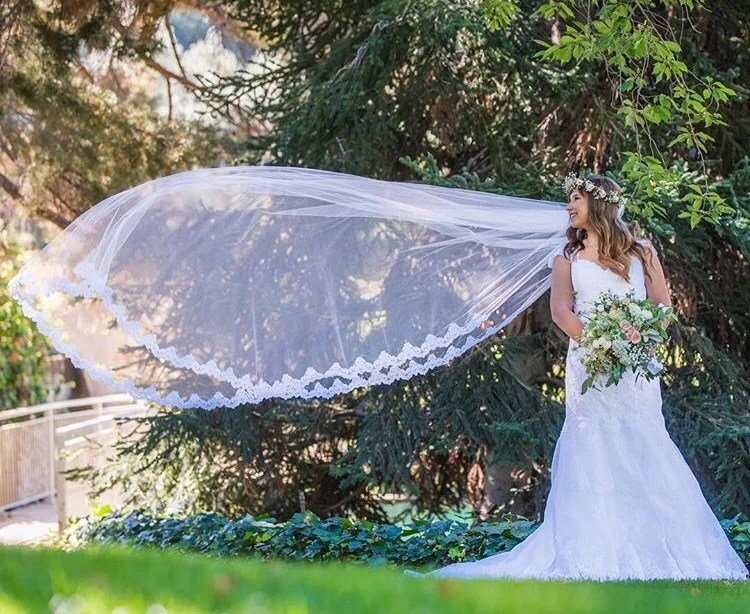 Lace Veil by BlancaVeils.com