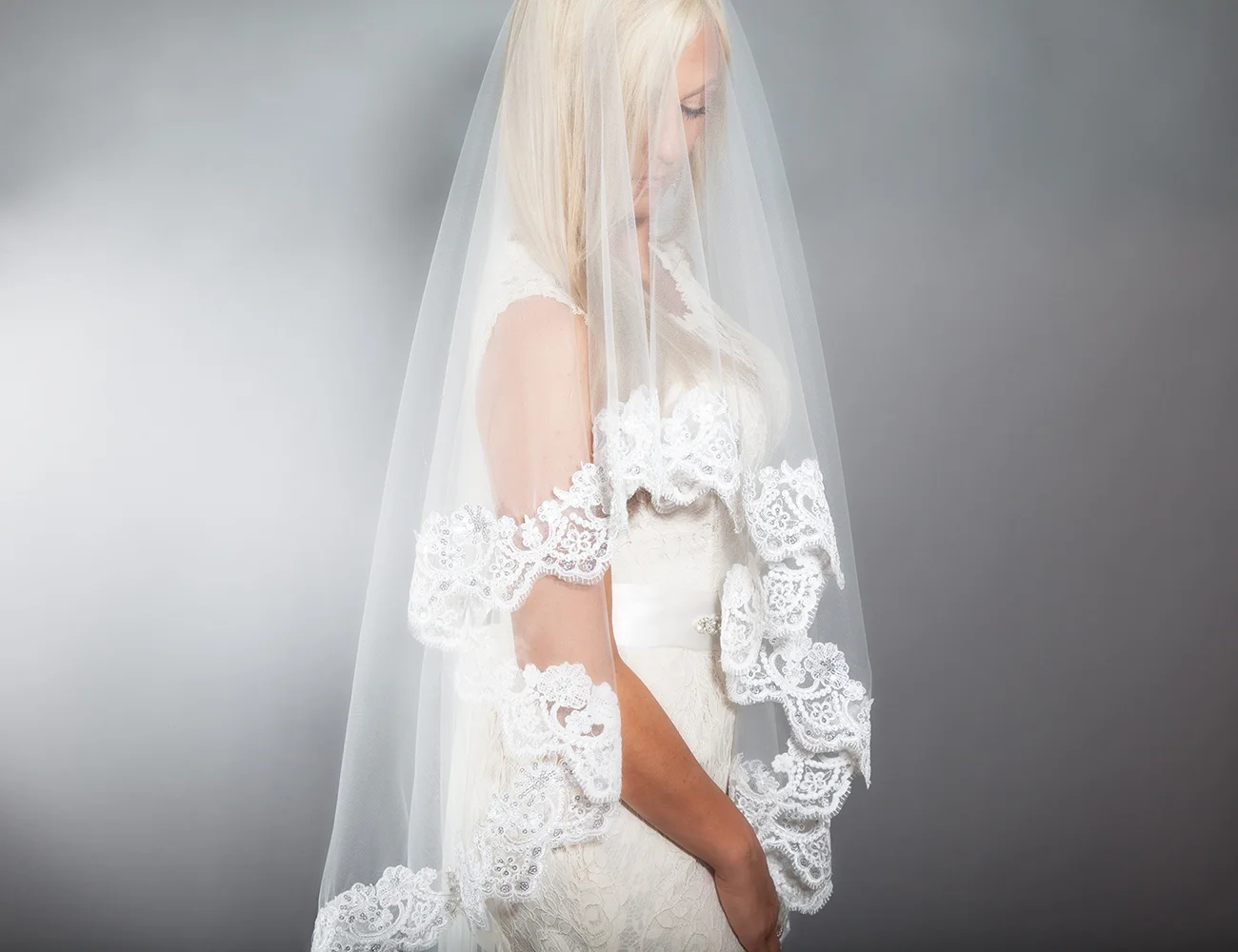 Drop Veil by BlancaVeils.com