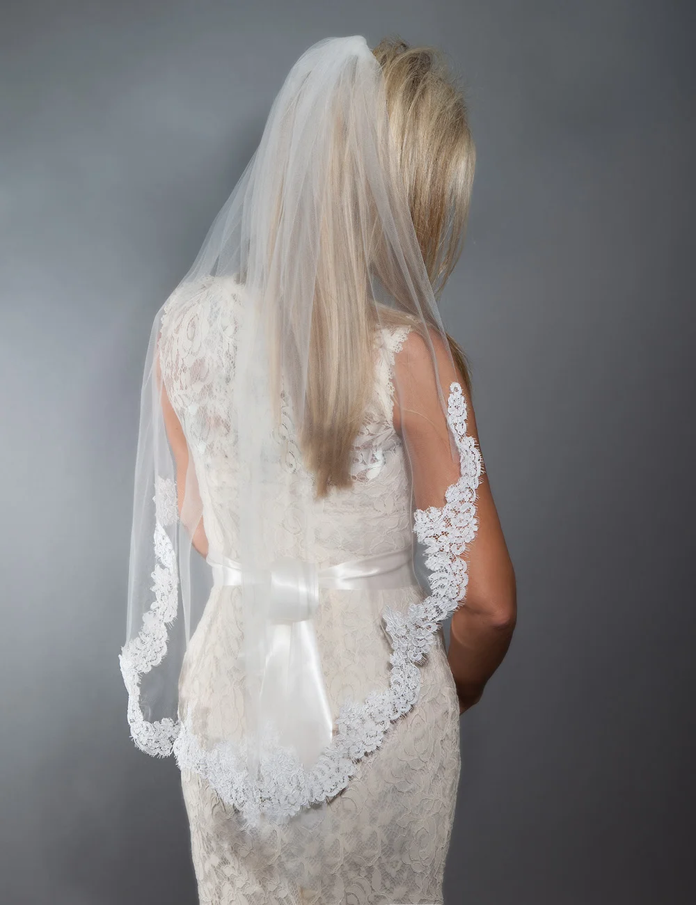 Lace Veil by BlancaVeils.com