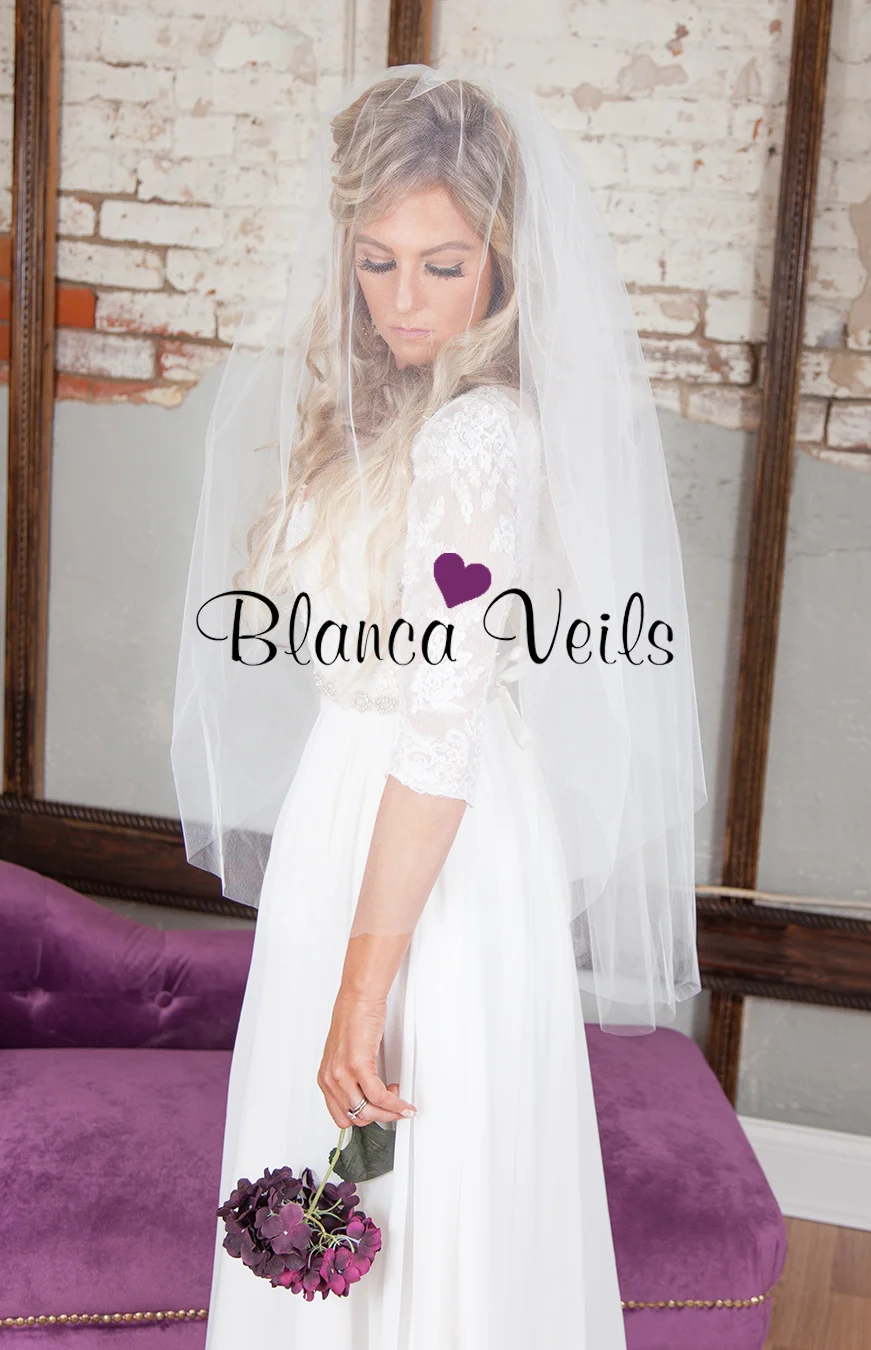 Two Tier Veil from BlancaVeils.com