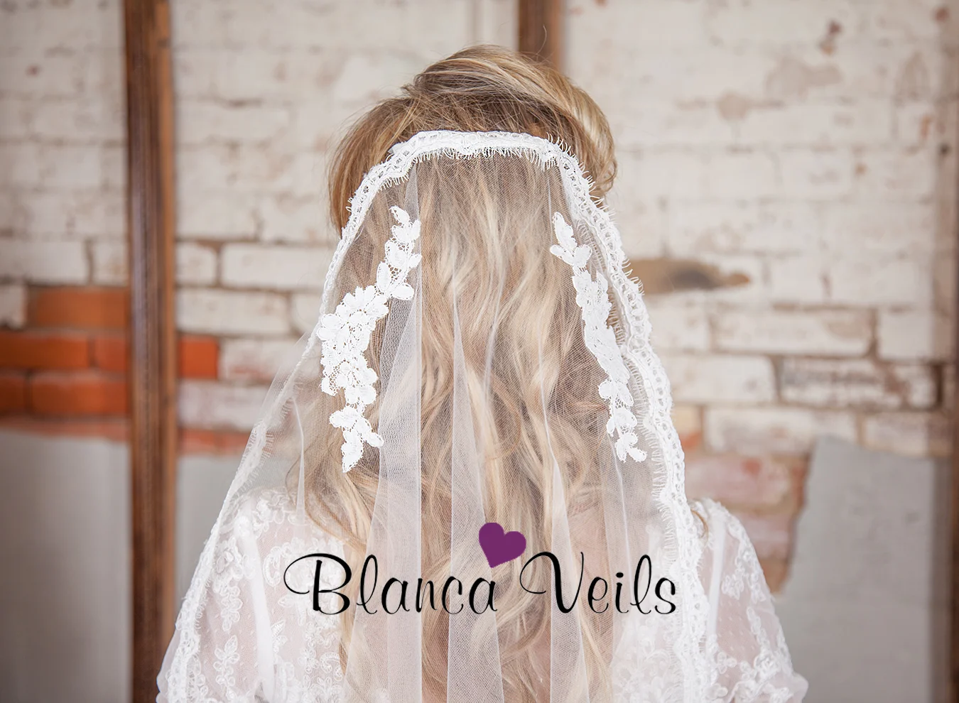Lace Veil by BlancaVeils.com