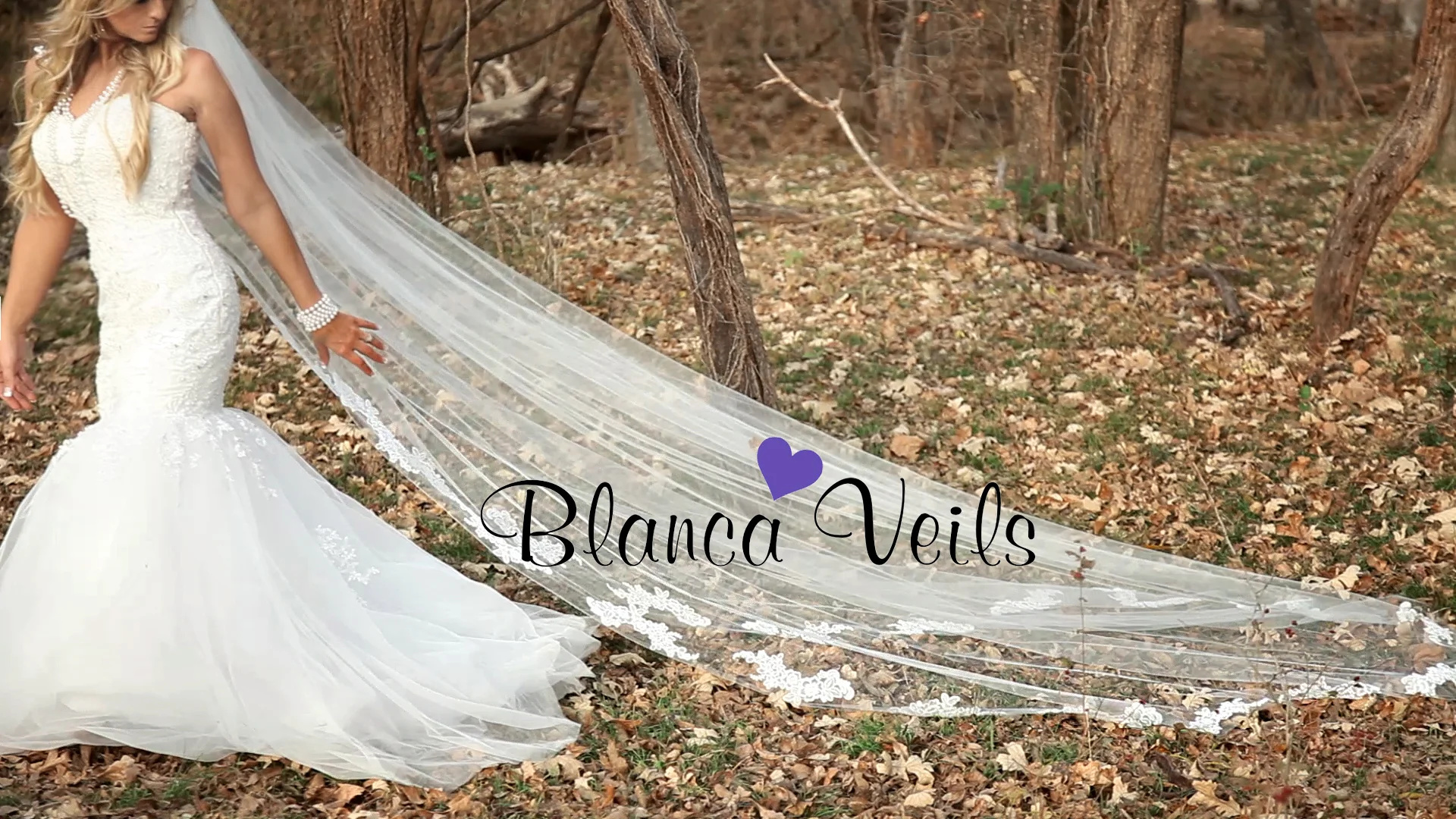 Lace Wedding Veil by BlancaVeils.com