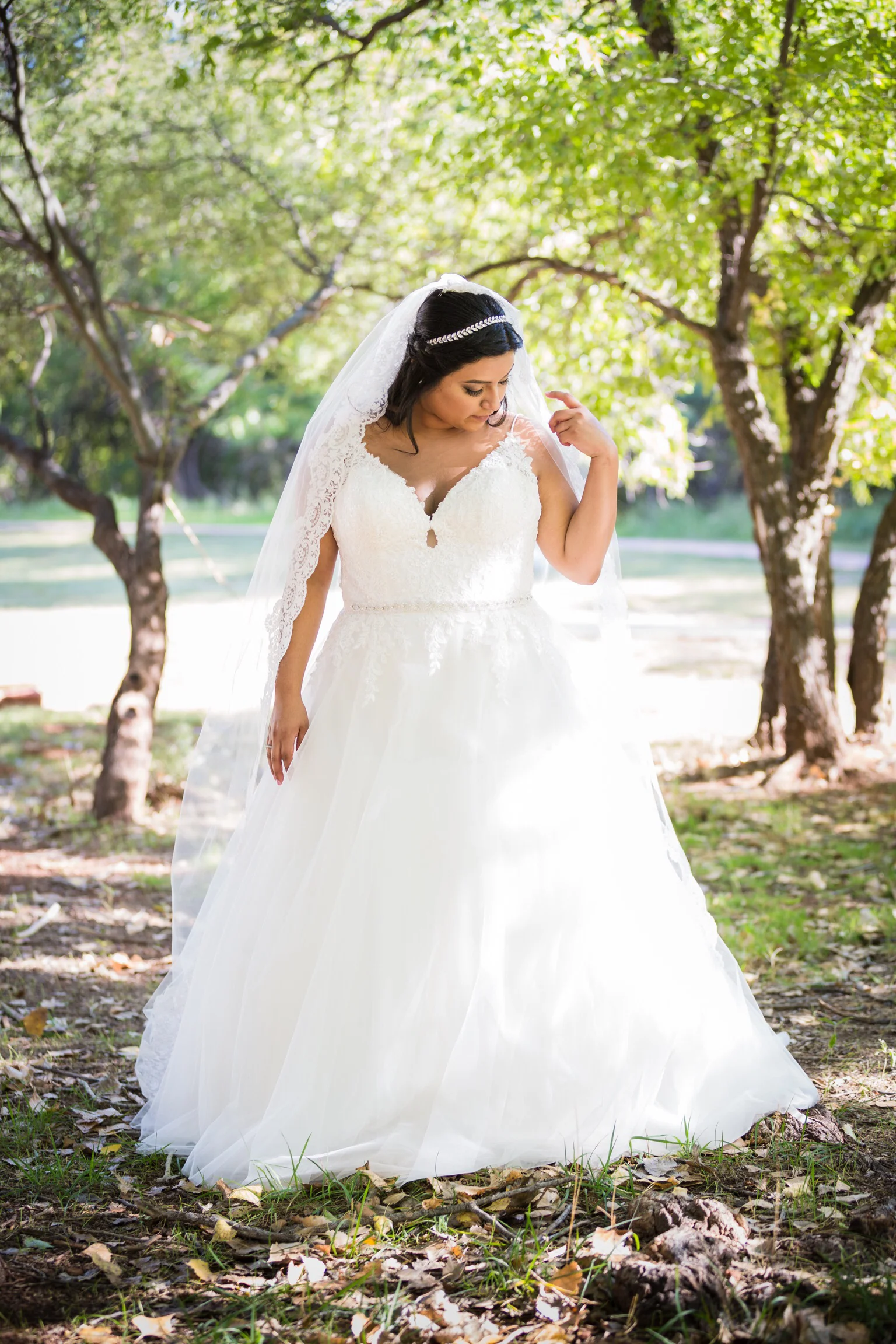 Lace Veil by BlancaVeils.com