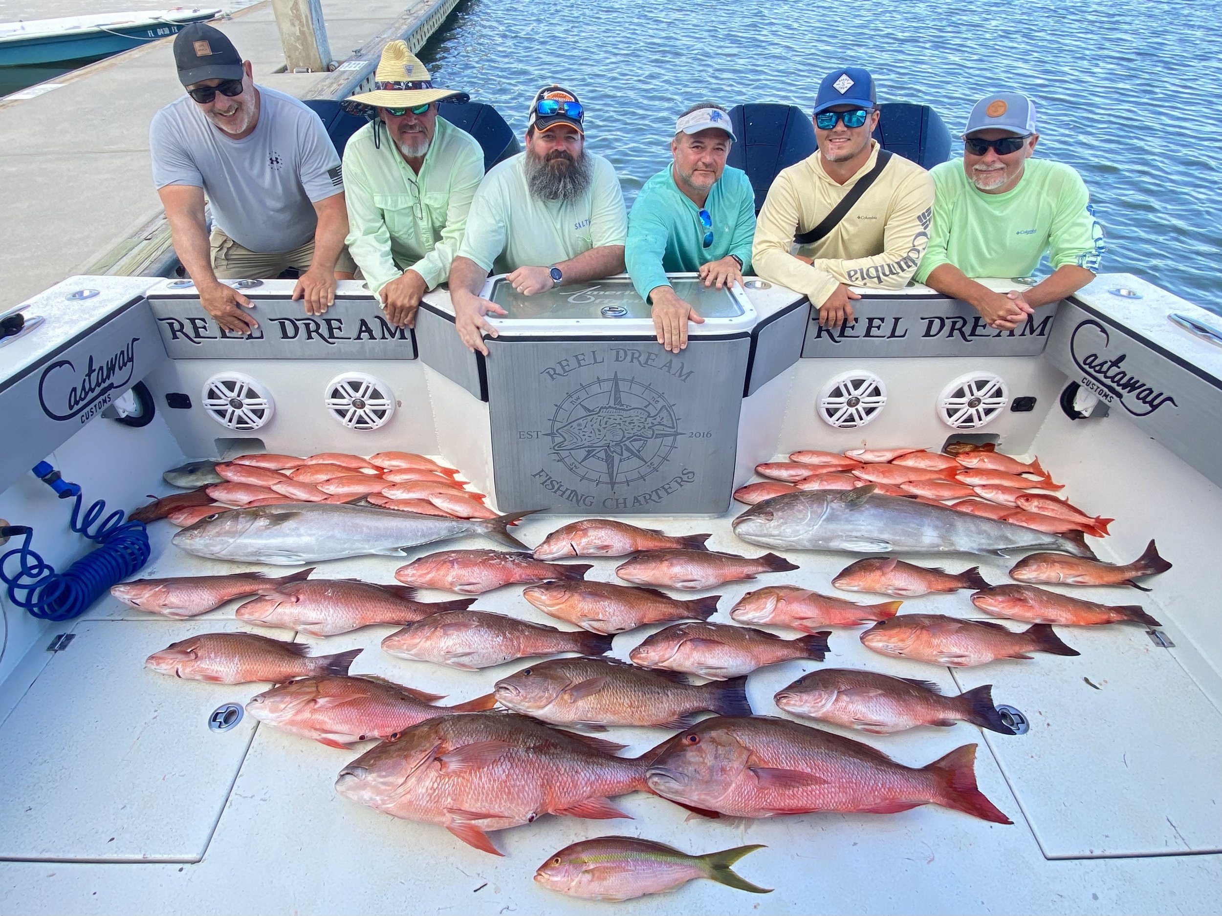 Fishing charters, species & seasons