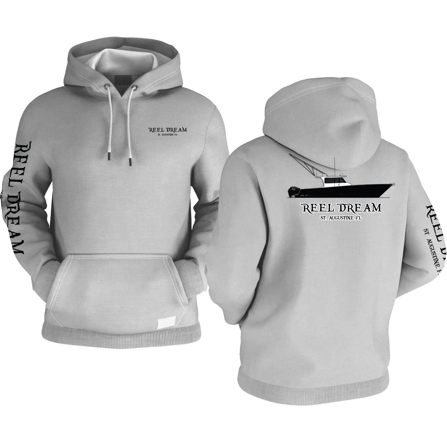 Reel Dream Fishing SWEATSHIRT Gray