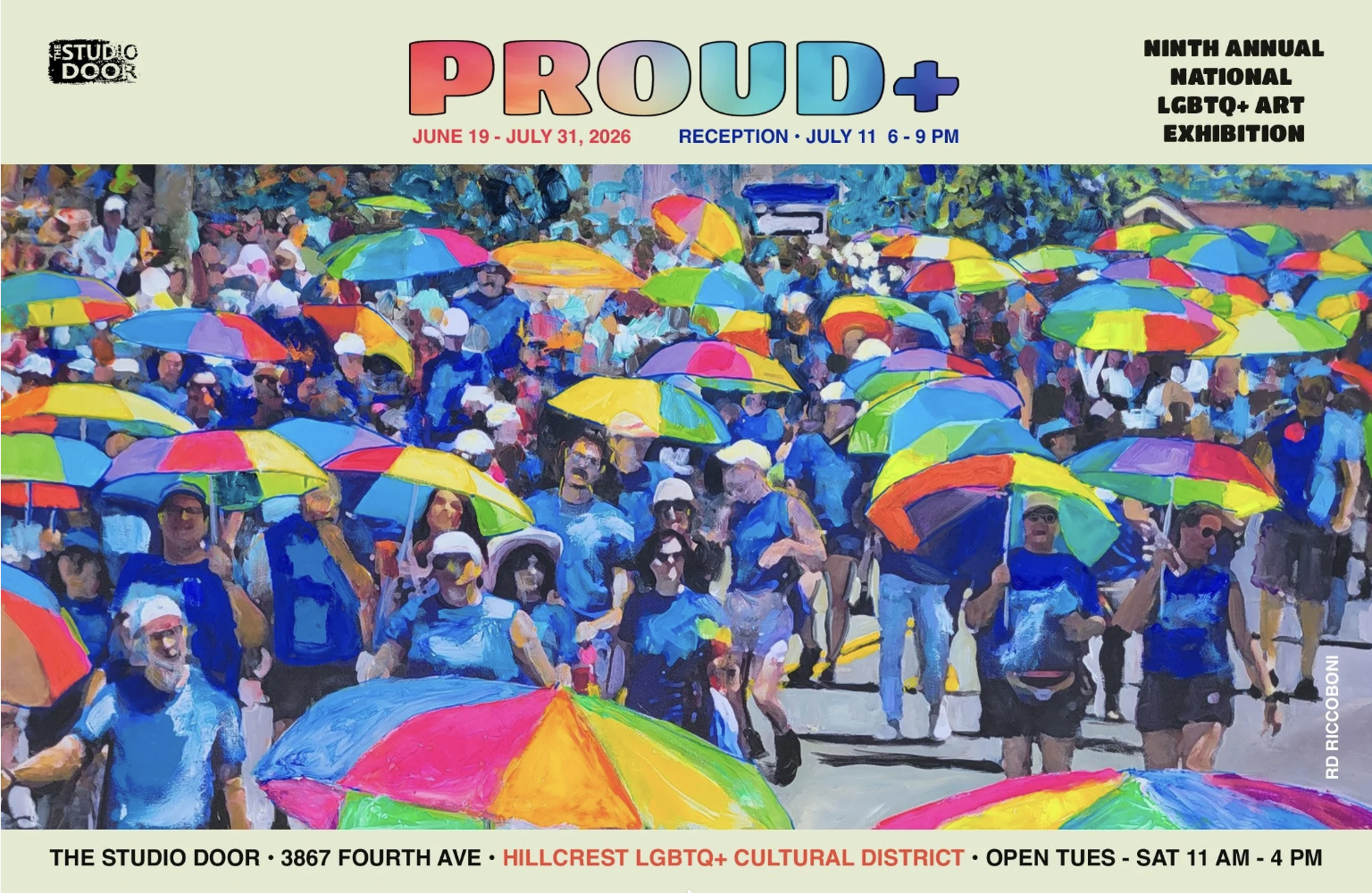The Studio Door: PROUD + Art Exhibit