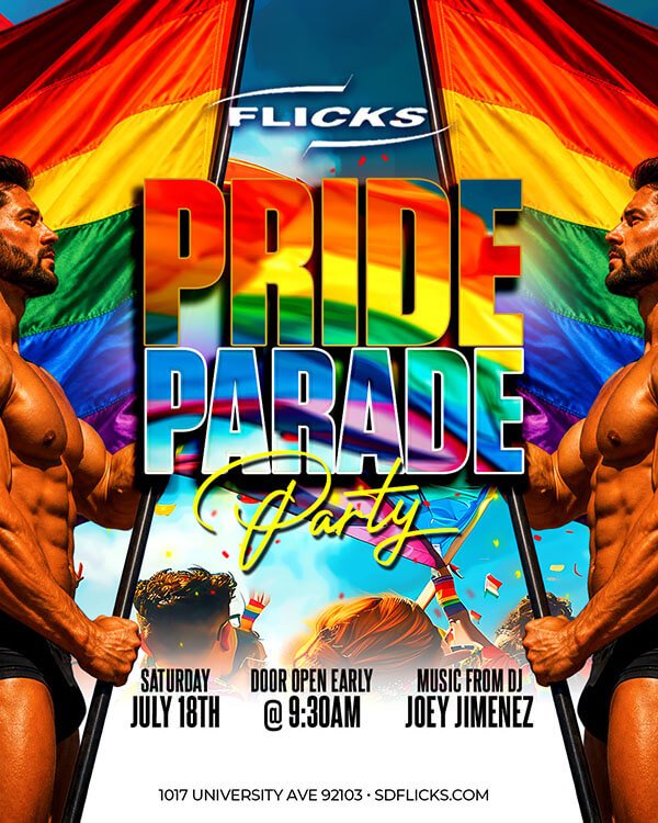 Flicks Pride Parade Party