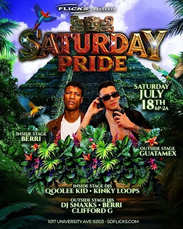Flicks: Saturday PRIDE