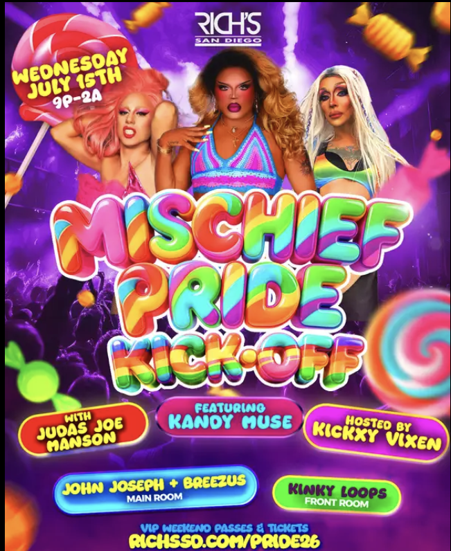 Rich’s: Mischief Pride Kick-Off