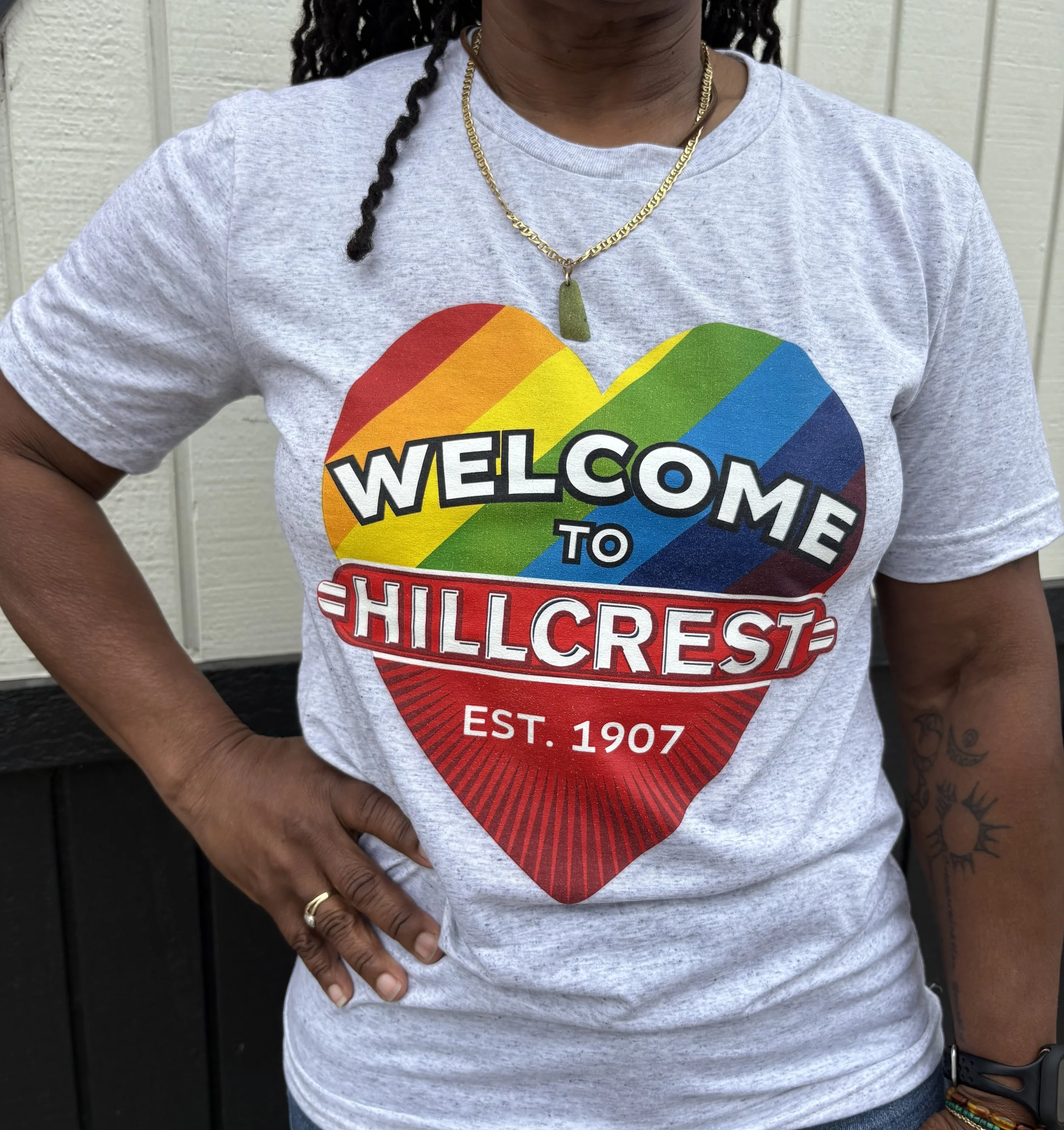 Welcome to Hillcrest Shirt- WHITE