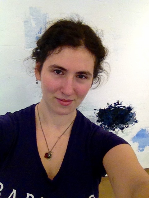 Me, after working on a 60x42 inch painting for 11 straight hours.