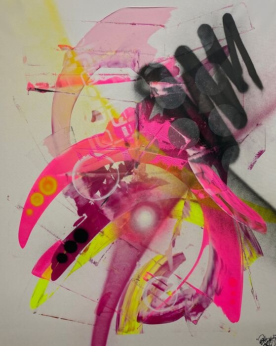 Graff No 299 By Parscha Mirghawameddin 59" X 47"