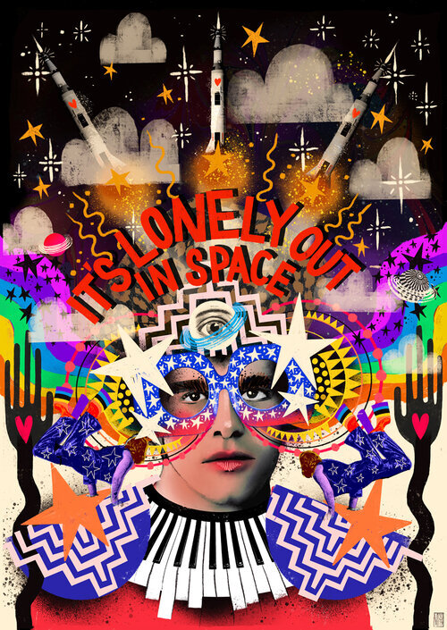 Rocket Man By Victoria Topping 16.53" X 23.22"