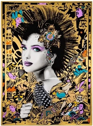 The Punkette Gold Edition By Prefab77 22" x 30"