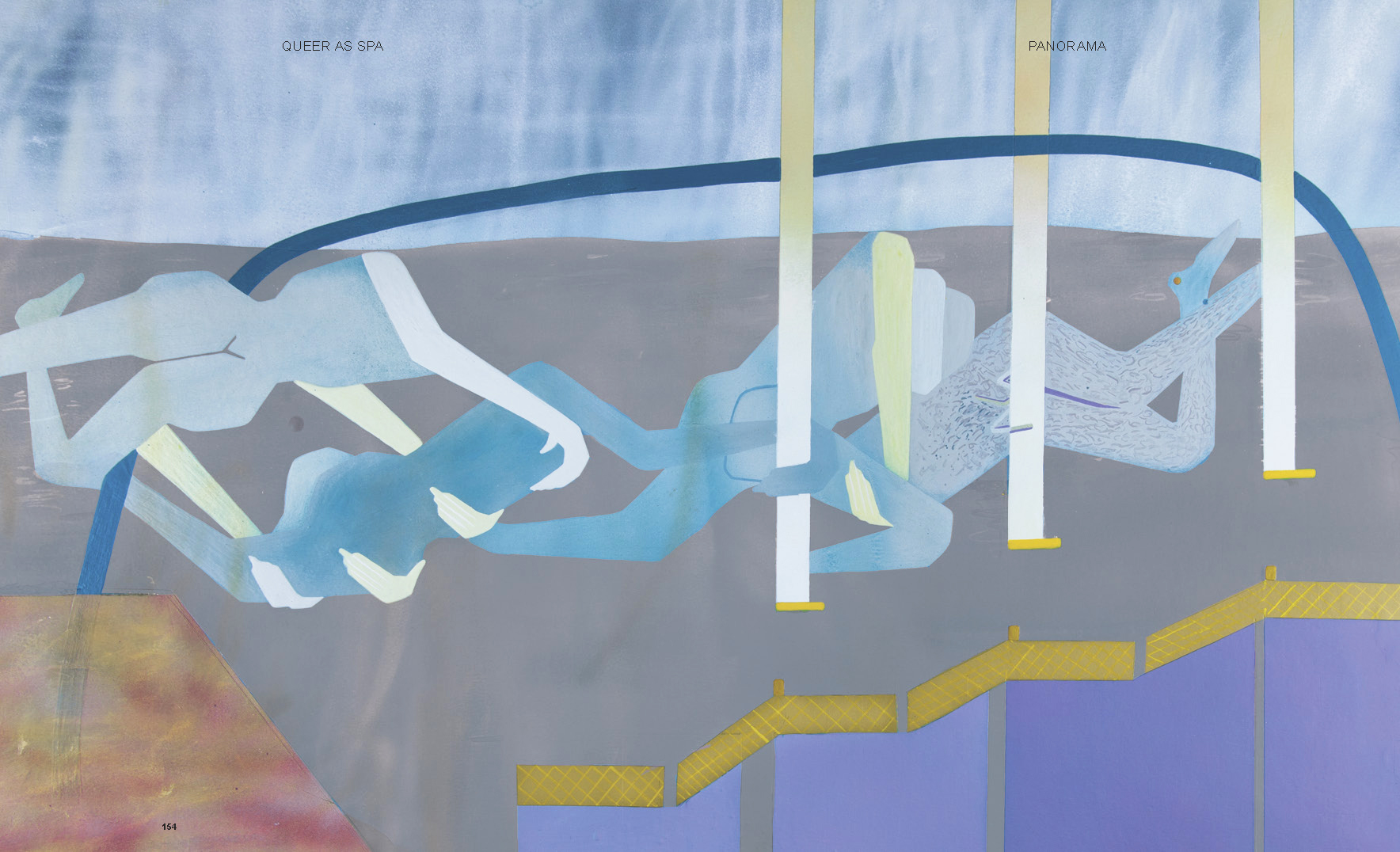 Painting by Maryam Hoseini for S H U I and PIN–UP