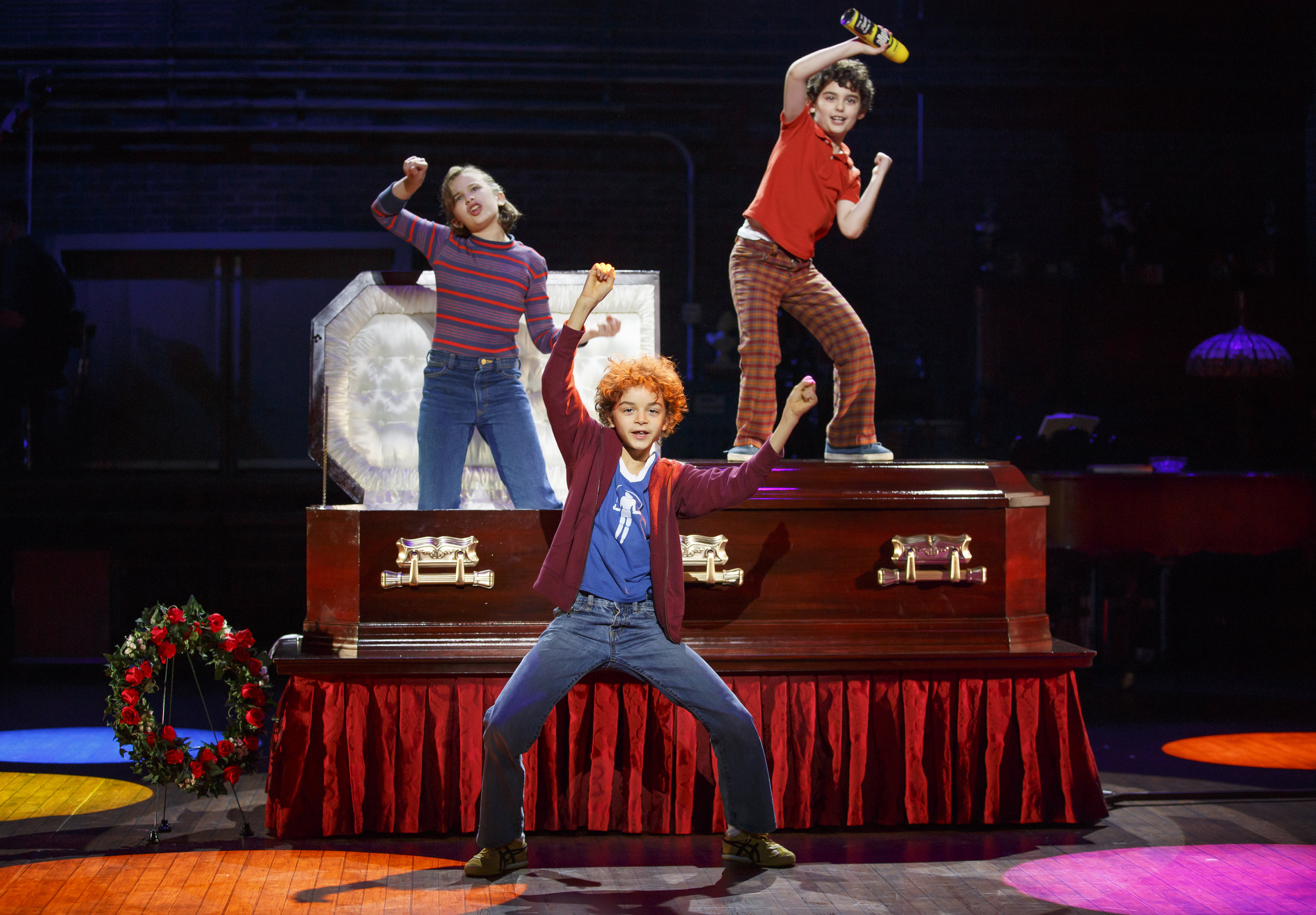 Unexpectedly one of my favorite scenes. These kids are beyond adorable and wholeheartedly invested in putting the fun in Fun Home . It's a treat to watch them having such a great time. And their 70s inspired dance moves are AH-mazing!