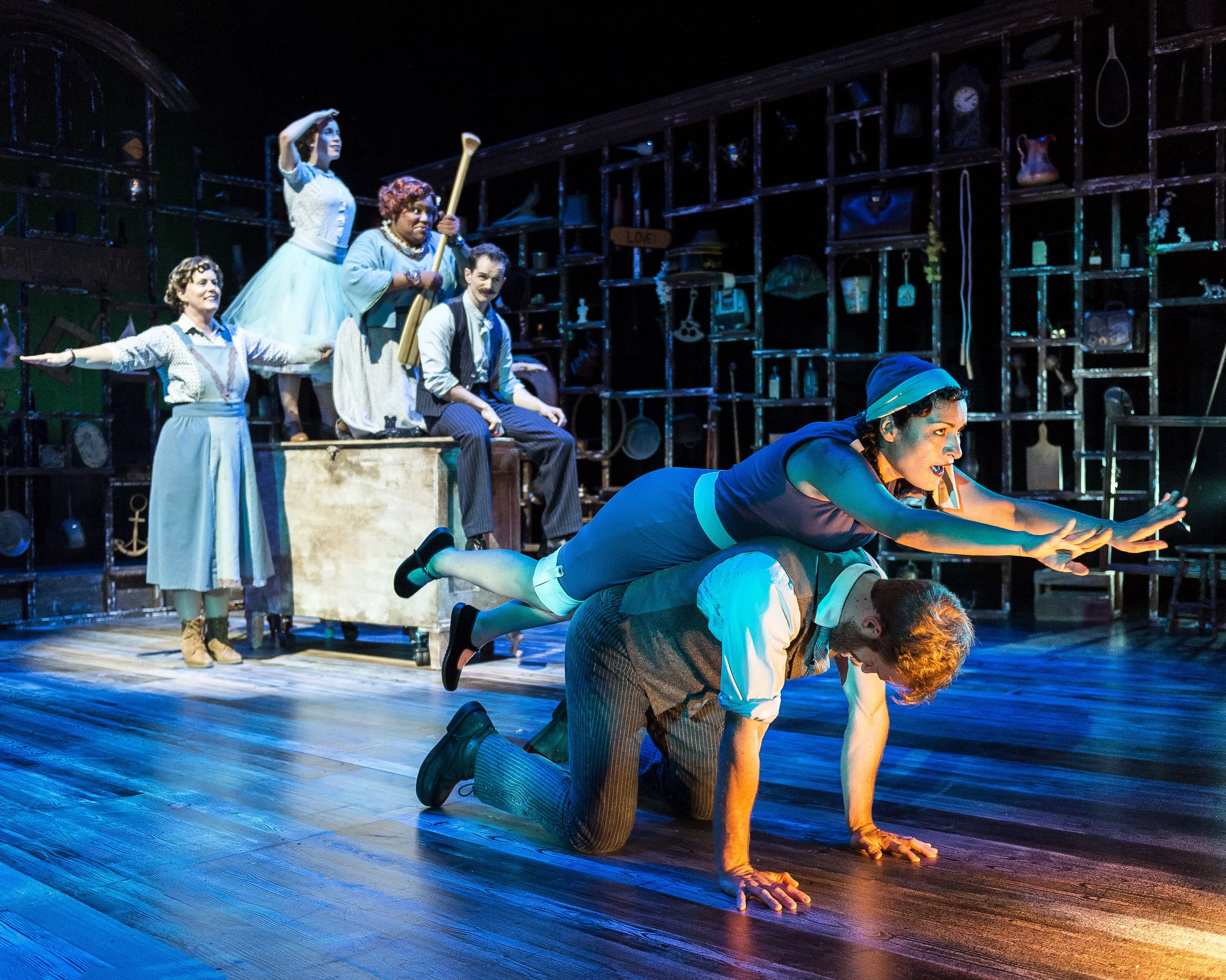 A patron friend made an excellent point in that the lighting of this play greatly enhances the production's storytelling technique. 